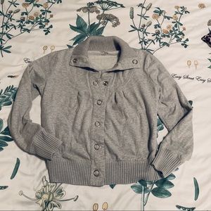 NY & Co Button Down Sweatshirt